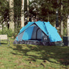 3-personers campingtelt kuppel quick-release blå