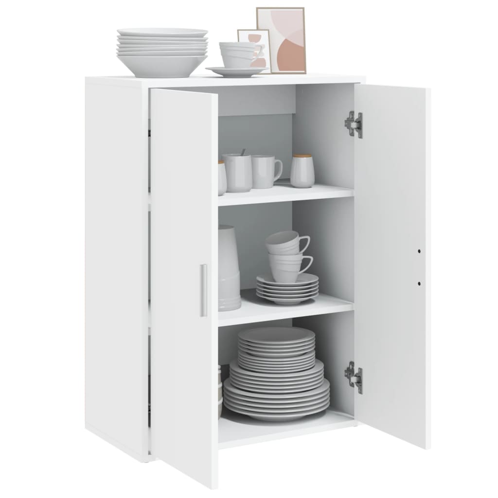 skab 60x31x84 cm konstrueret træ hvid