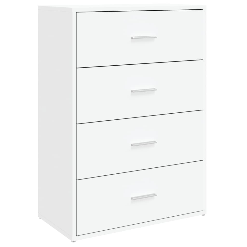 skab 60x31x84 cm konstrueret træ hvid