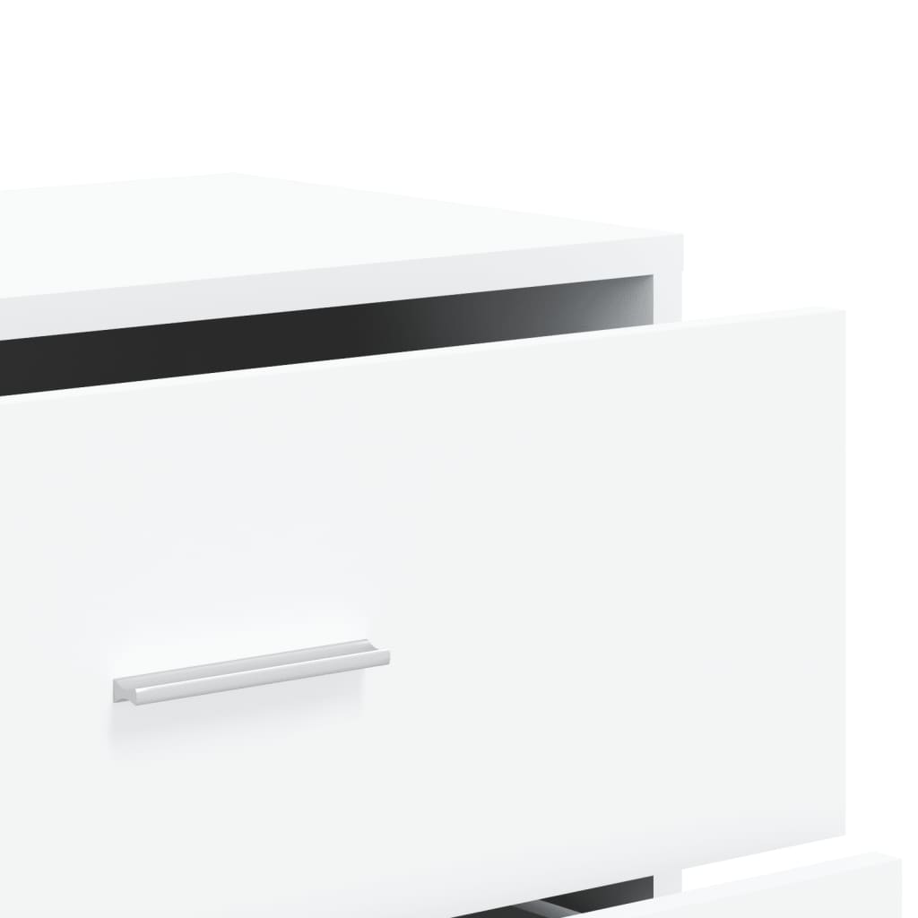 skab 60x31x84 cm konstrueret træ hvid