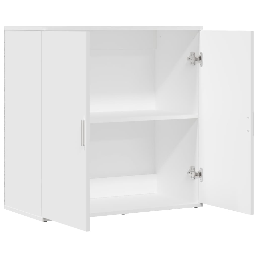 skab 79x38x80 cm konstrueret træ hvid