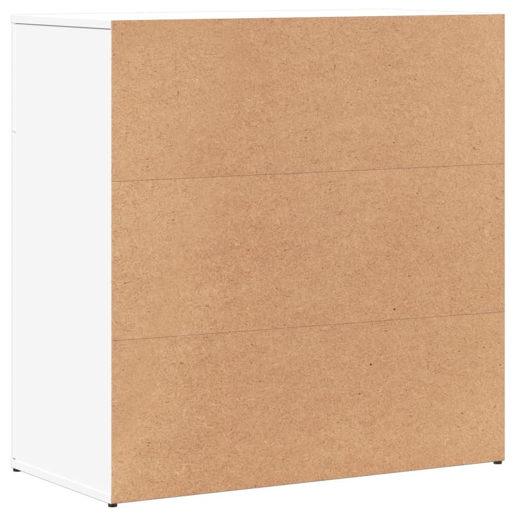 skab 79x38x80 cm konstrueret træ hvid