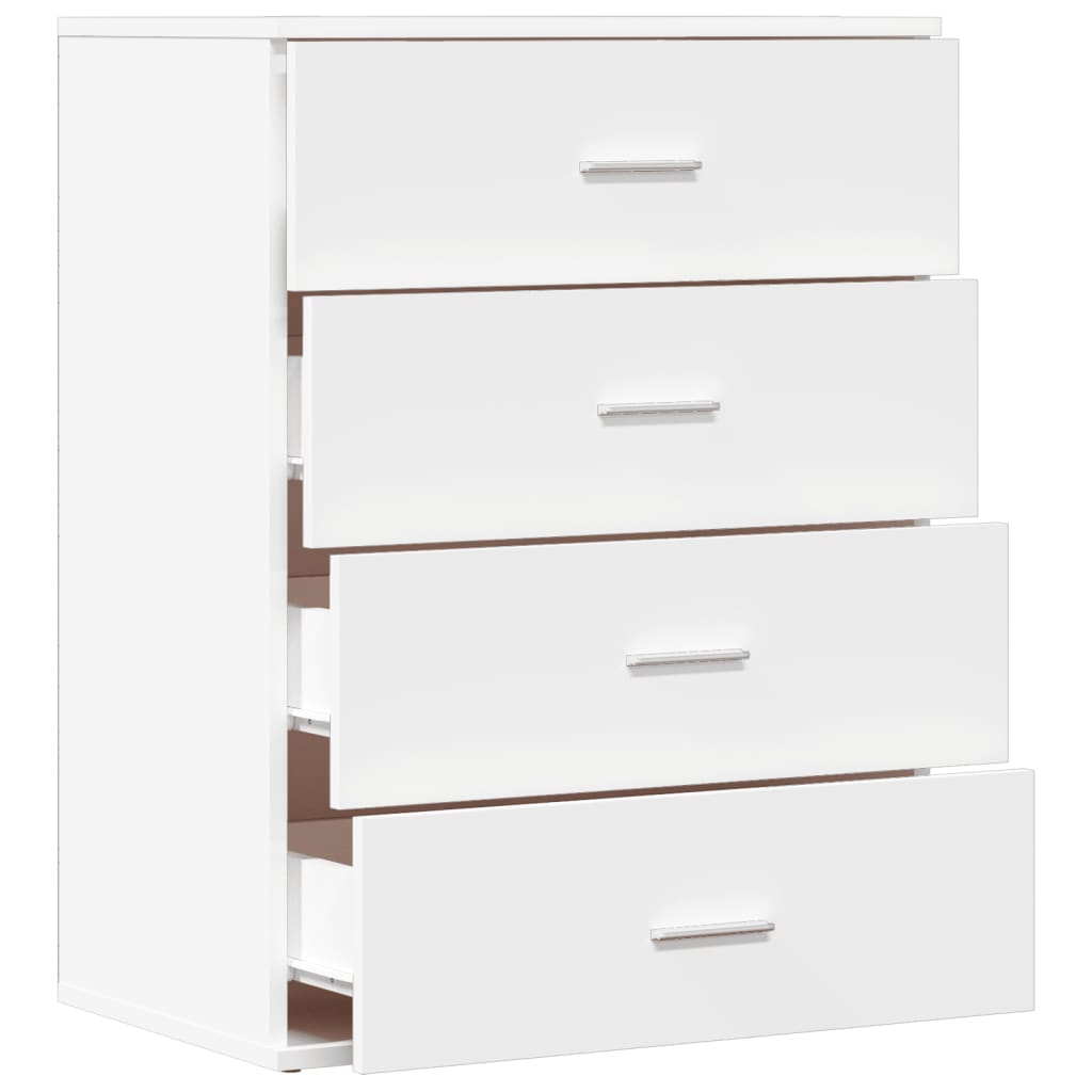 skab 60x39x80 cm konstrueret træ hvid