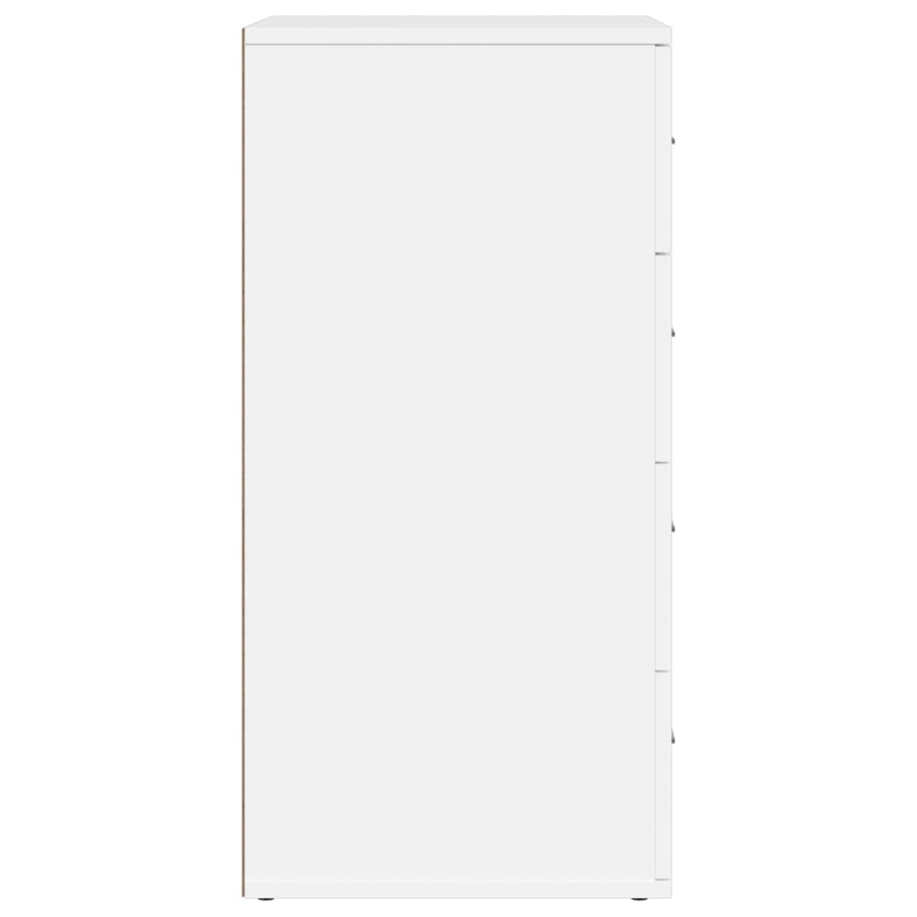 skab 60x39x80 cm konstrueret træ hvid