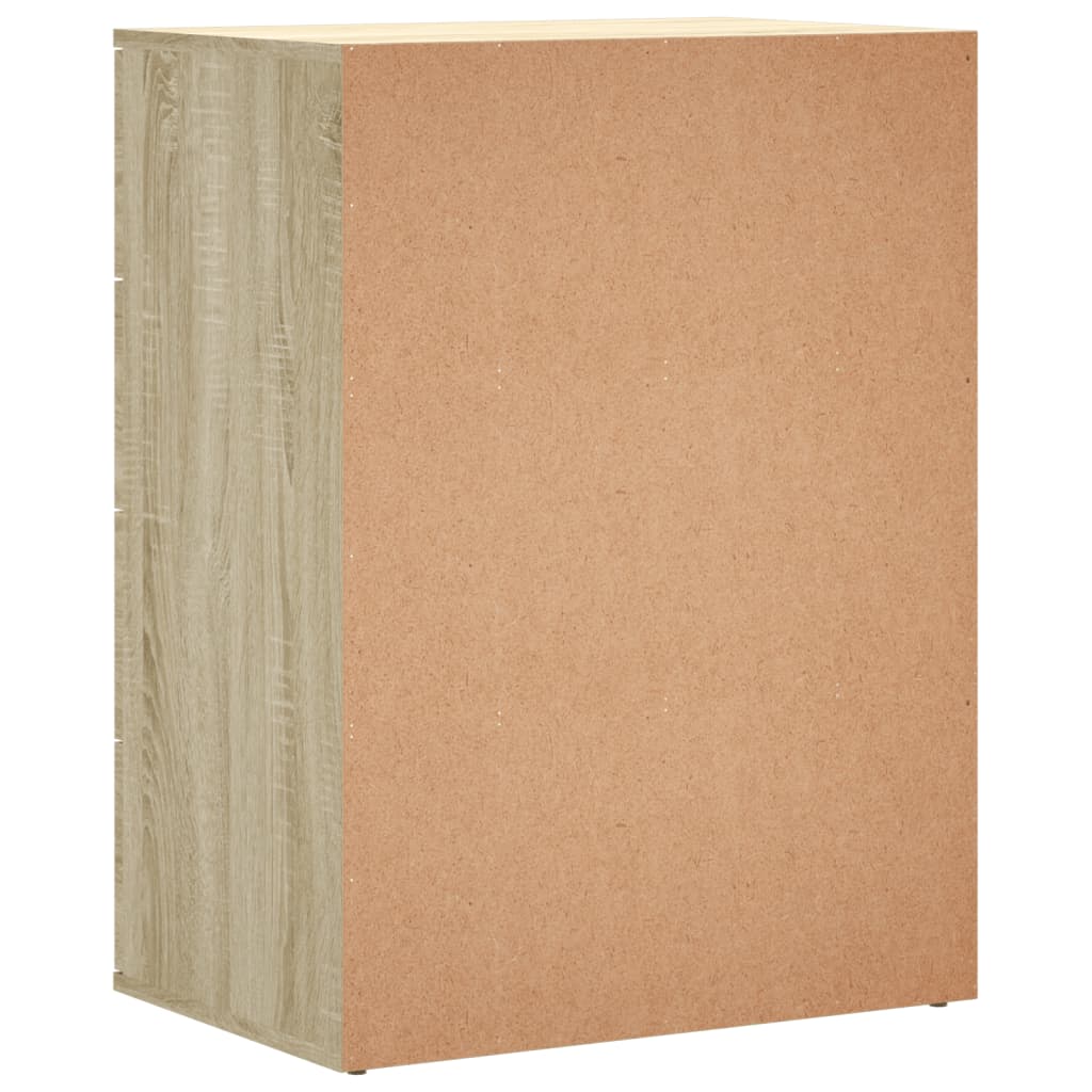 skænk 60x39x80 cm konstrueret træ sonoma-eg