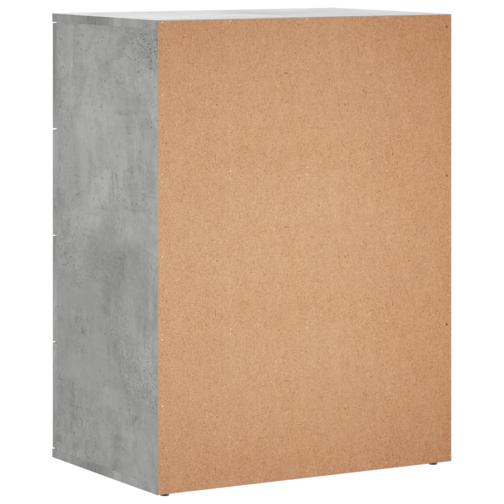 skænk 60x39x80 cm konstrueret træ betongrå