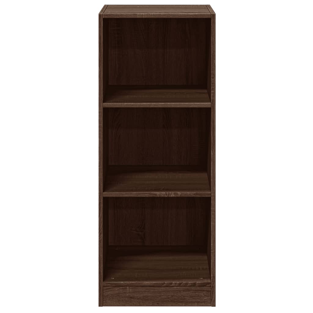 tøjskab 48x41x102 cm konstrueret træ brun egetræsfarve