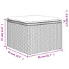 havesofasæt 12 dele med hynder polyrattan beige