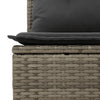 sofasæt til haven 8 dele med hynder polyrattan grå