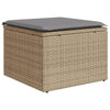 sofasæt til haven 5 dele med hynder polyrattan beige