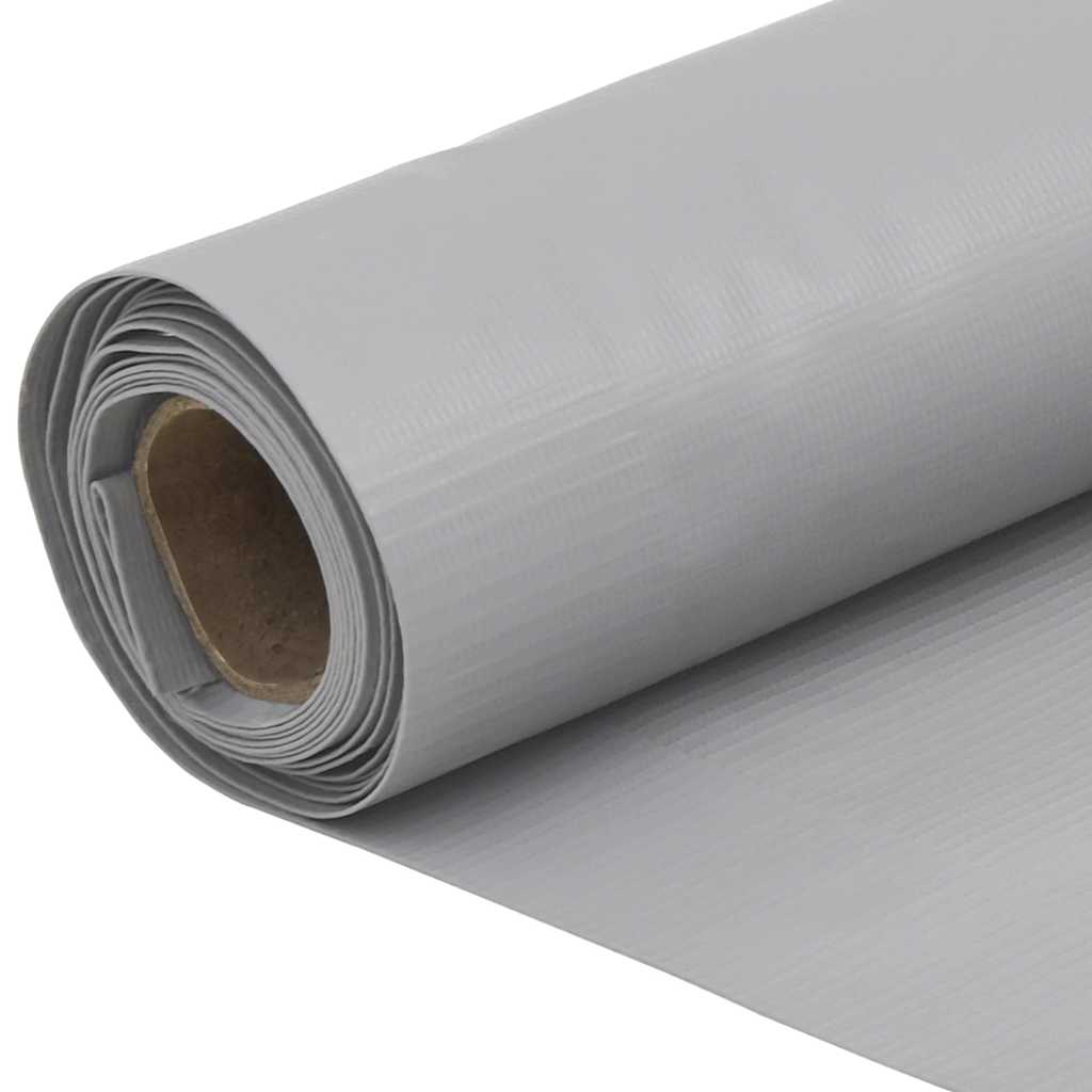 altanafskærmning 600x75 cm PVC grå