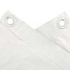 altanafskærmning 400x75 cm PVC hvid