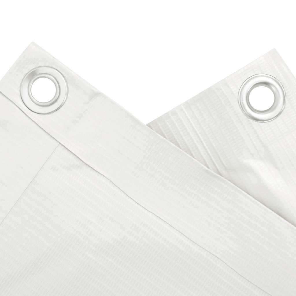 altanafskærmning 500x75 cm PVC hvid