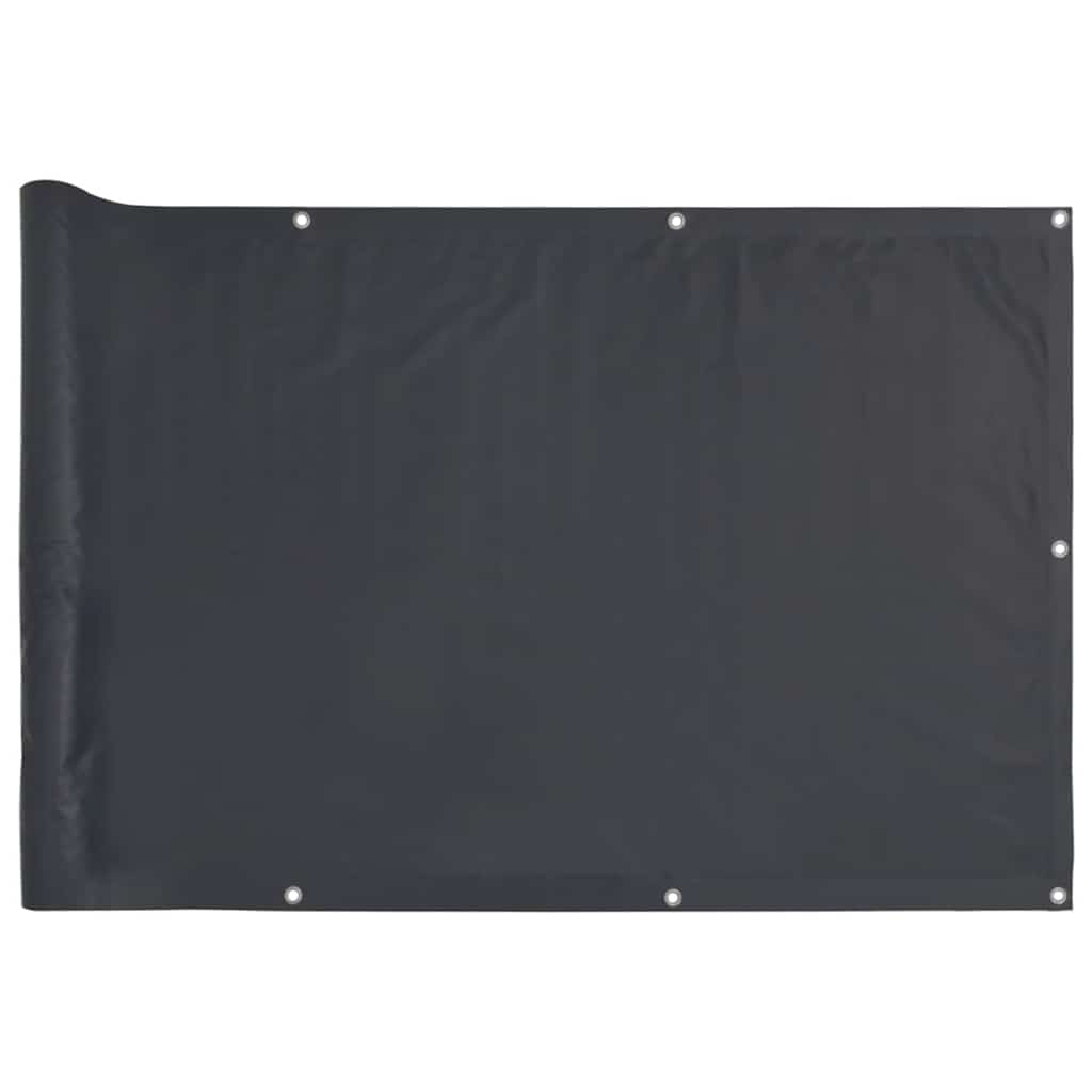 altanafskærmning 500x90 cm PVC antracitgrå