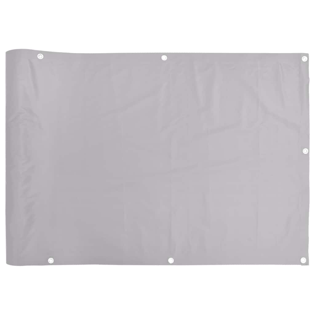 altanafskærmning 400x90 cm PVC grå