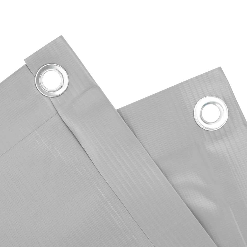 altanafskærmning 400x90 cm PVC grå