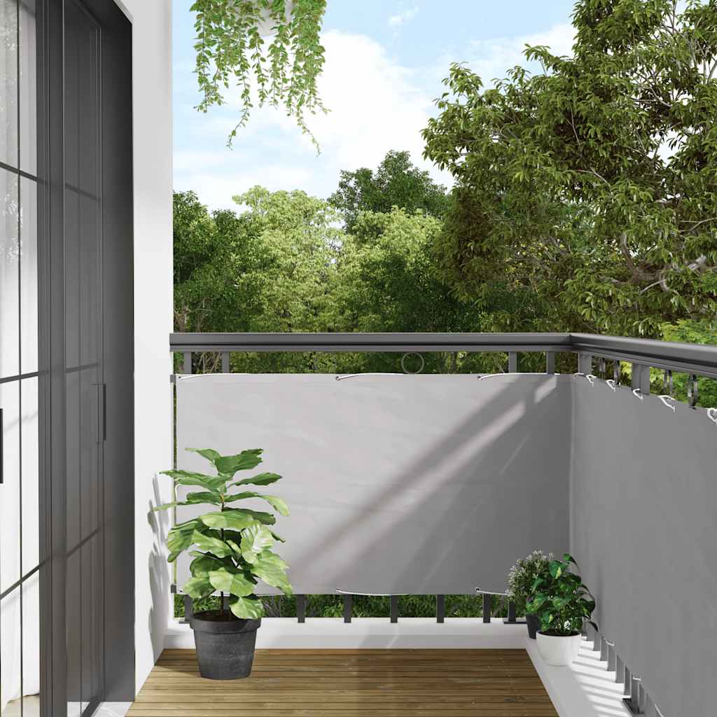altanafskærmning 500x90 cm PVC grå