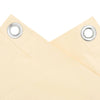 altanafskærmning 300x90 cm PVC cremefarvet