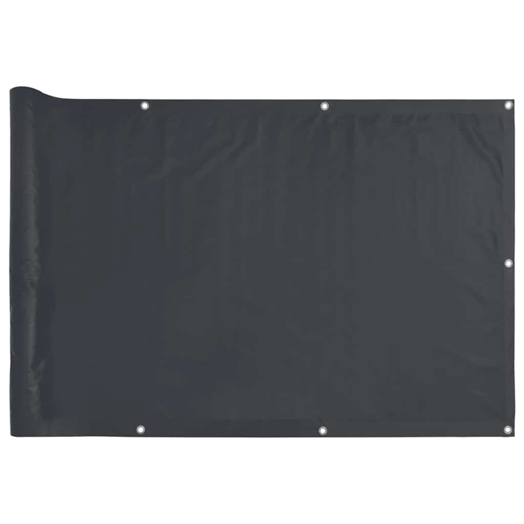 altanafskærmning 400x120 cm PVC antracitgrå