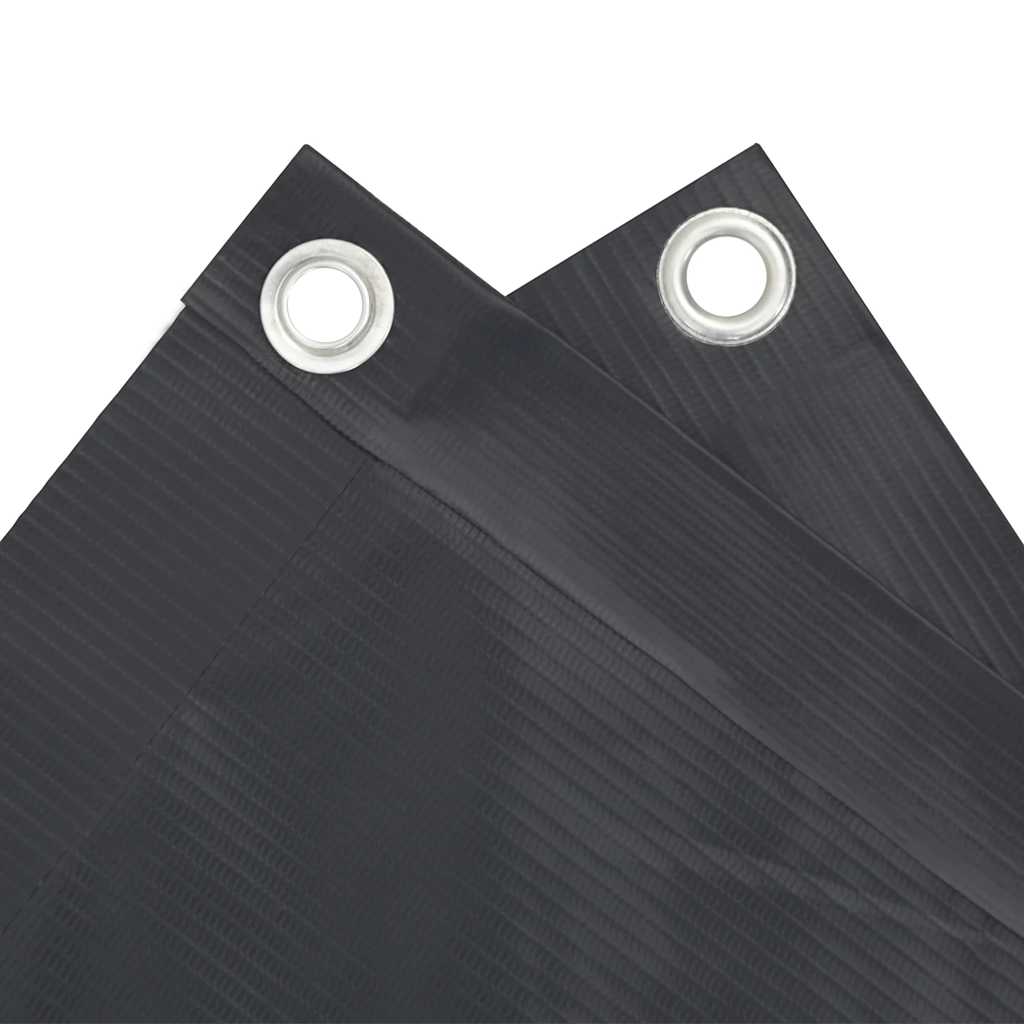 altanafskærmning 500x120 cm PVC antracitgrå