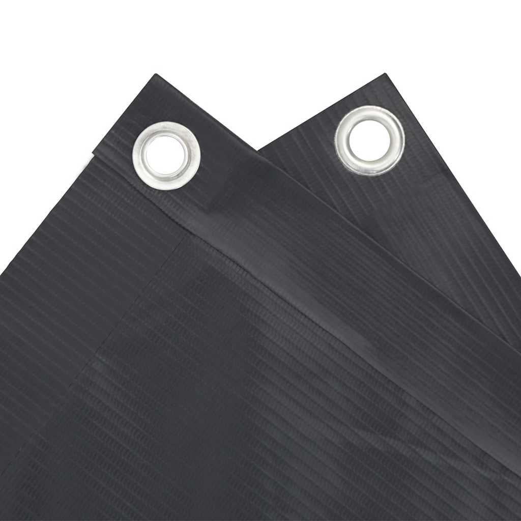 altanafskærmning 600x120 cm PVC antracitgrå