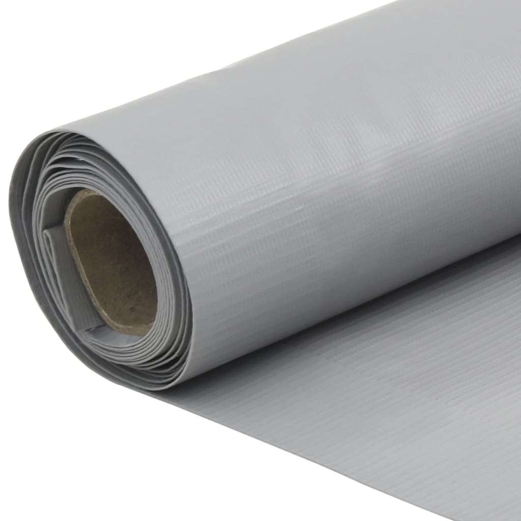altanafskærmning 400x120 cm PVC grå