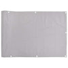 altanafskærmning 1000x120 cm PVC grå