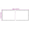 altanafskærmning 400x120 cm PVC cremefarvet
