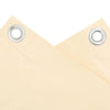 altanafskærmning 600x120 cm PVC cremefarvet