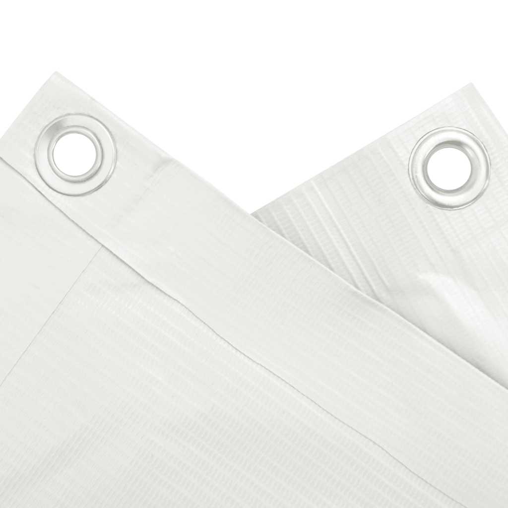 altanafskærmning 300x120 cm PVC hvid
