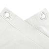 altanafskærmning 300x120 cm PVC hvid