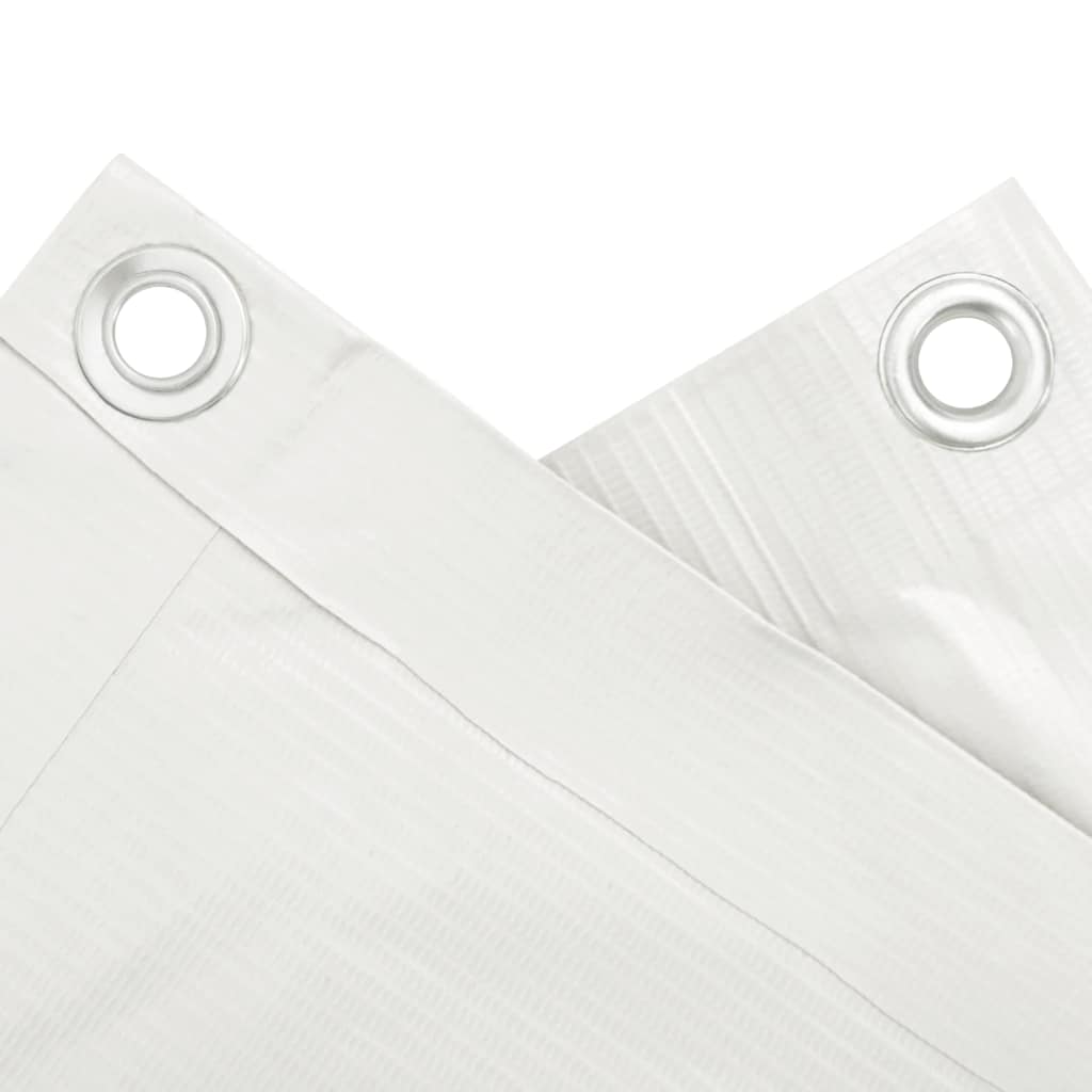 altanafskærmning 400x120 cm PVC hvid