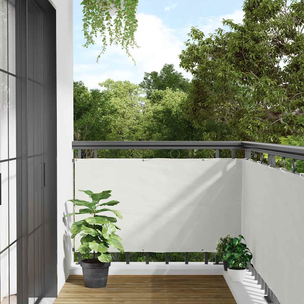 altanafskærmning 1000x120 cm PVC hvid