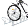 cykelstativ til 6 cykler fritstående galvaniseret stål