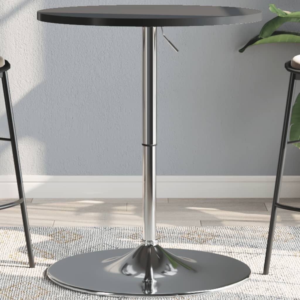 base til barbord 45x90 cm forkromet stål