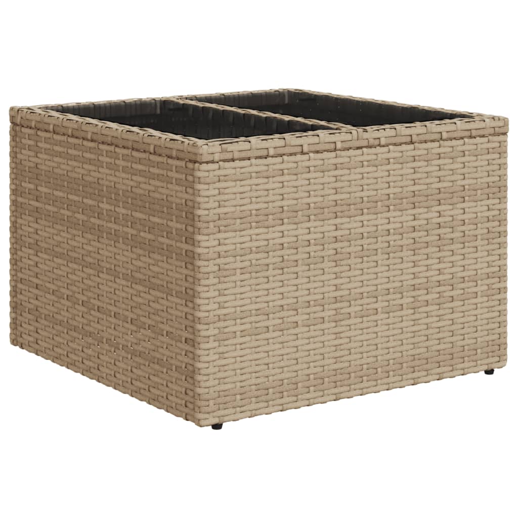 sofasæt til haven 8 dele med hynder polyrattan beige