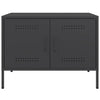 tv-bord 68x39x50,5 cm stål sort