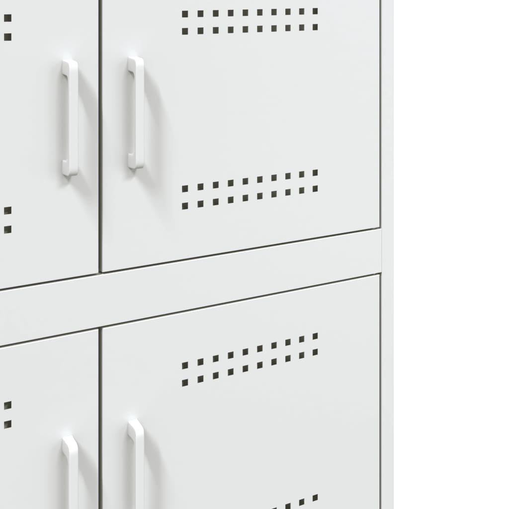 skab 68x39x79 cm stål hvid