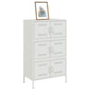 højskab 68x39x113 cm stål hvid