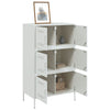 højskab 68x39x113 cm stål hvid