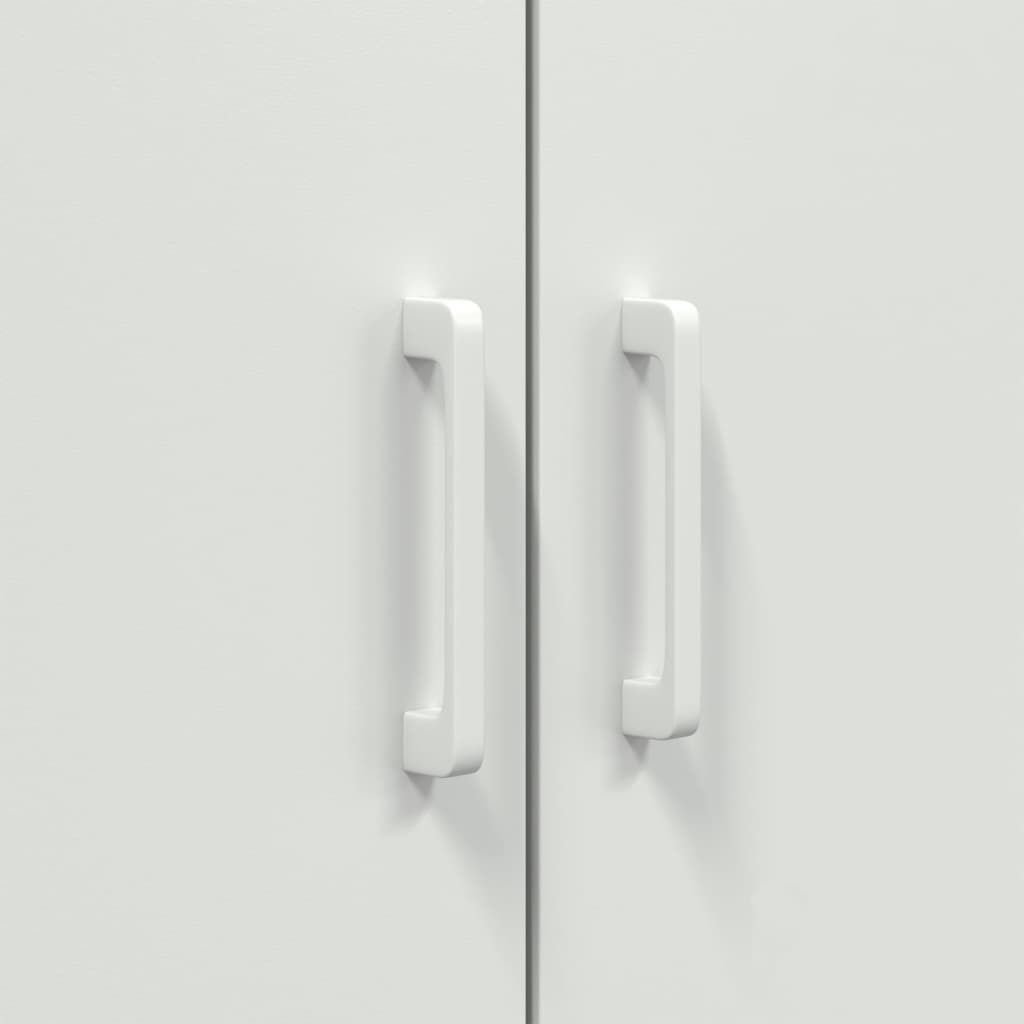 højskab 68x39x113 cm stål hvid