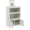 højskab 68x39x113 cm stål hvid