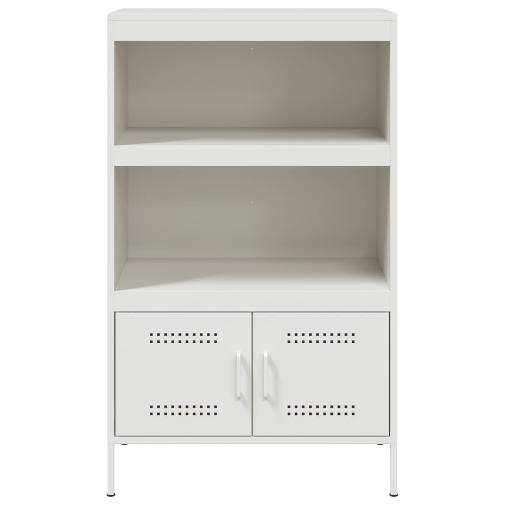 højskab 68x39x113 cm stål hvid