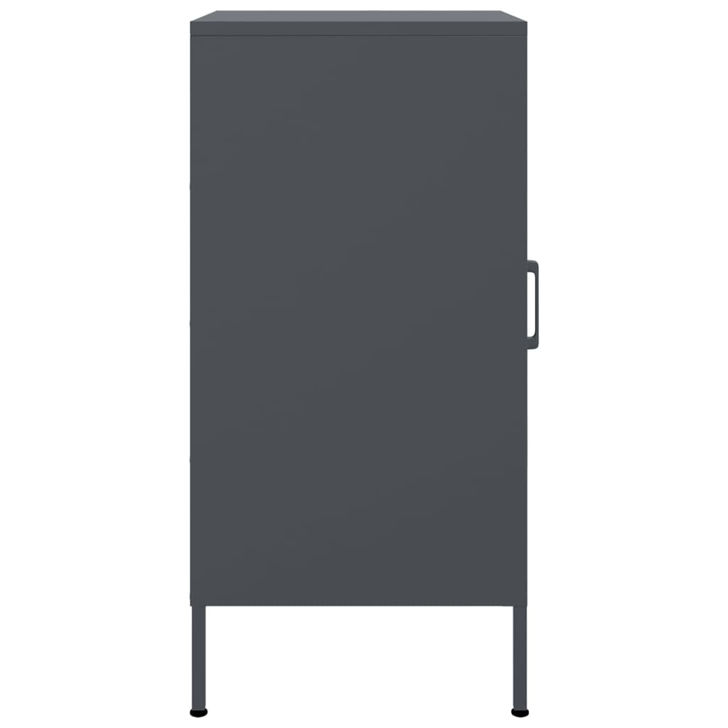 skab 36x39x79 cm stål antracitgrå