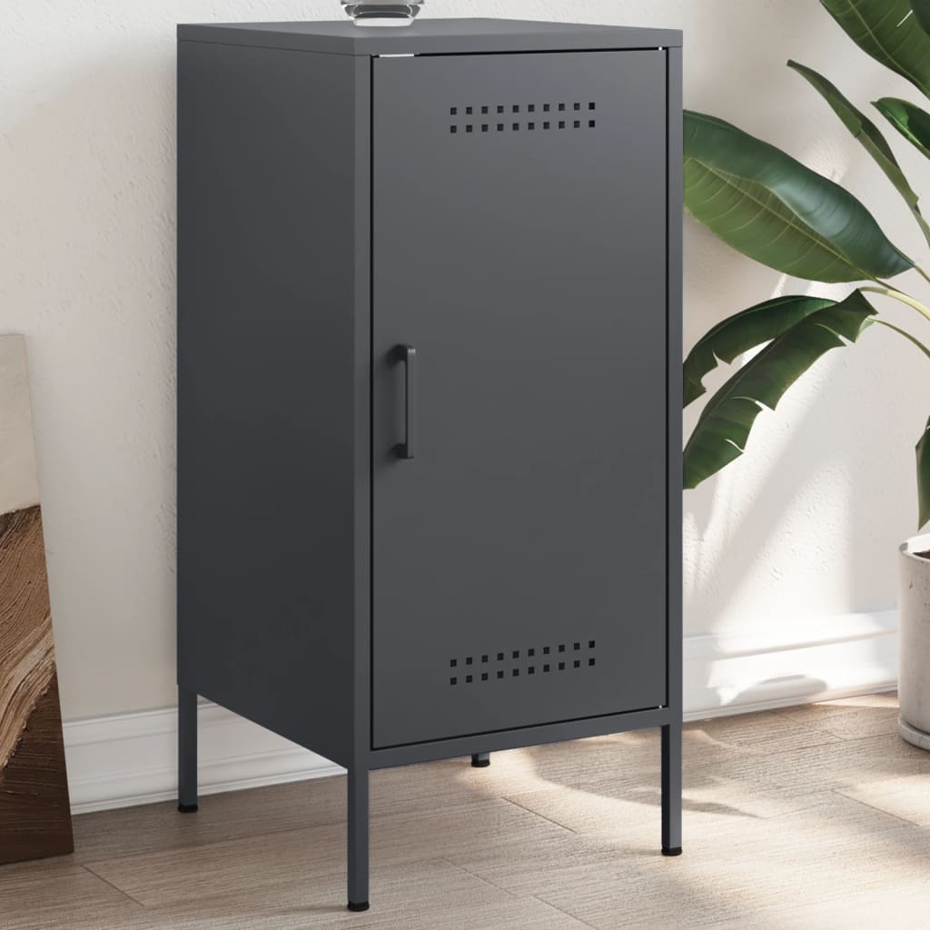 skab 36x39x79 cm stål antracitgrå