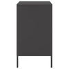 sengeborde 2 stk. 36x39x68 cm stål sort