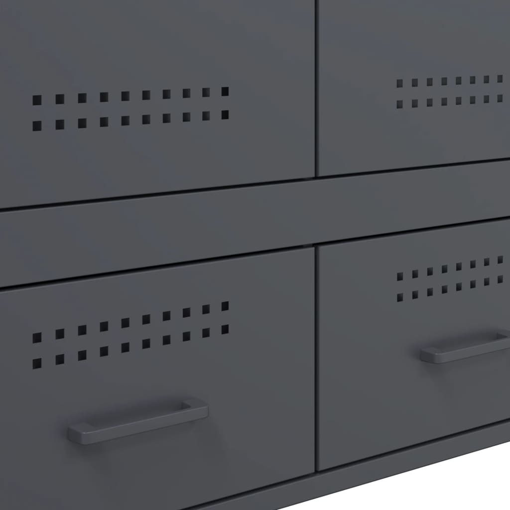 skab 68x39x101,5 cm stål antracitgrå