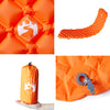 1-personers campingmadras 190x58x6 cm oppustelig orange