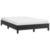 sengeramme uden madras 120x190 cm kunstlæder enkeltseng sort