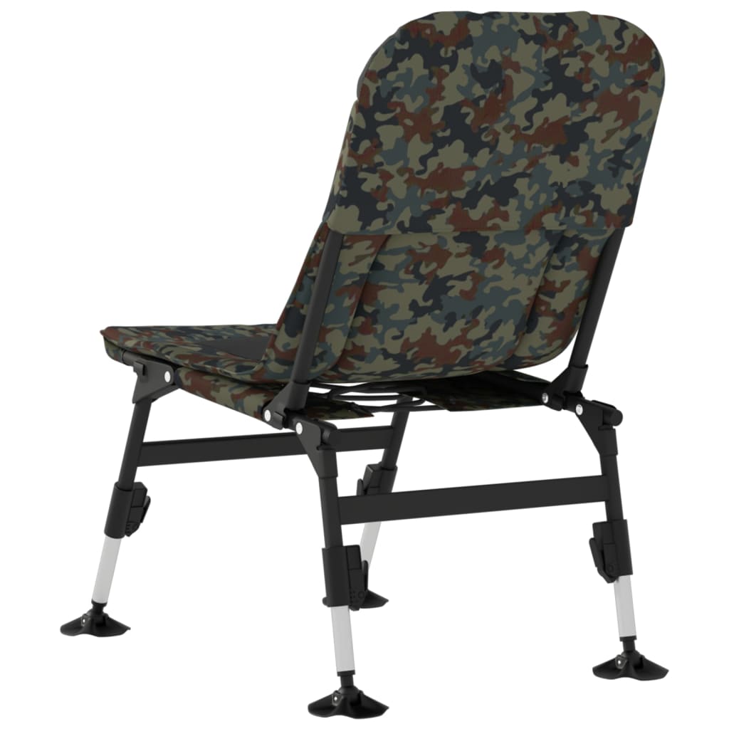 fiskestol med justerbare ben foldbar camouflage